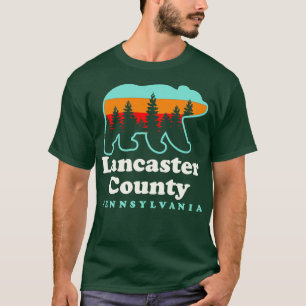 Camiseta Lancaster County Pensilvânia Amish Hiking Camping