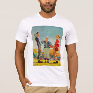 Camiseta Lance da moeda por Norman Rockwell