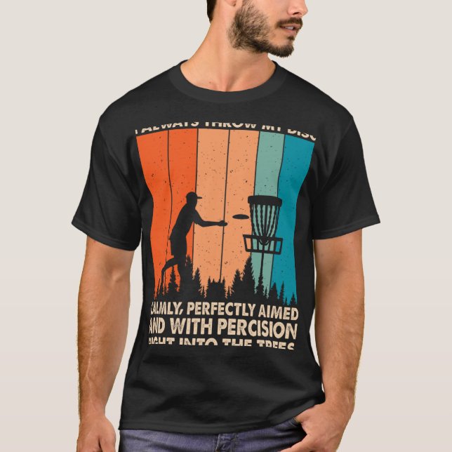 Camiseta Lance Meu Disco Calmamente Precisamente Aimed Disc (Frente)