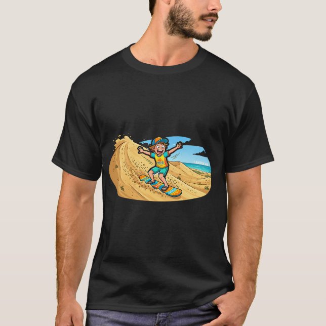 Camiseta Lancelin Sandboarding Austrália Ocidental Viagem A (Frente)