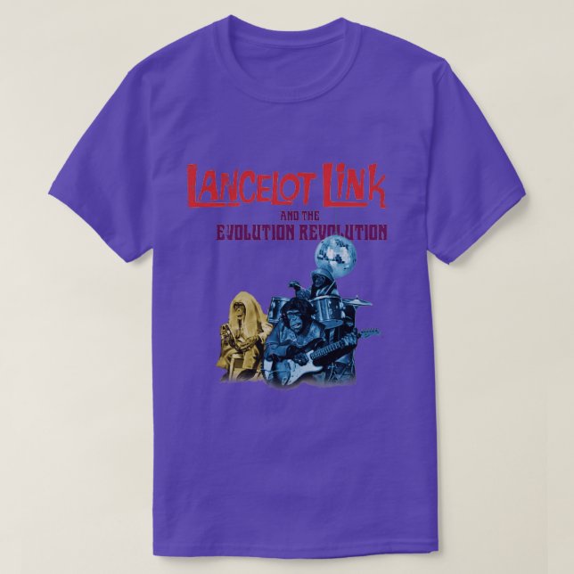 Camiseta Lancelot Link e a Revolução da Evolução (Frente do Design)