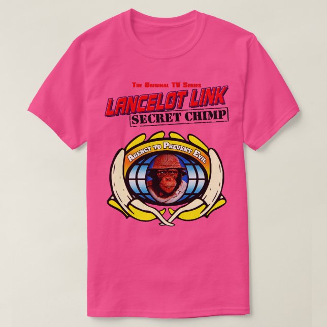 Camiseta Lancelot Link Secret Chimp (Frente do Design)