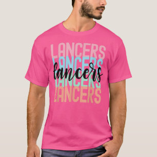 Camiseta Lancers Team Mascot School Spirit Game Night