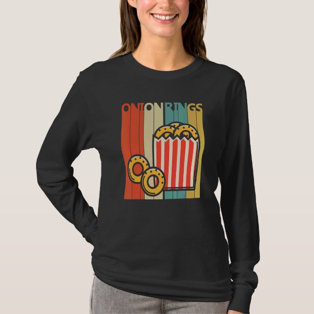 Camiseta Lanches de Anéis de Cebola (Frente)