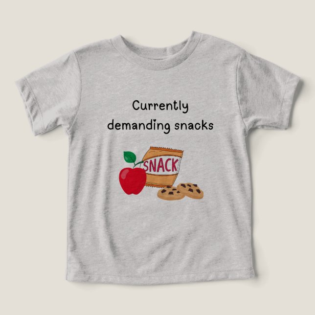Camiseta Lanches exigentes (Design frontal)