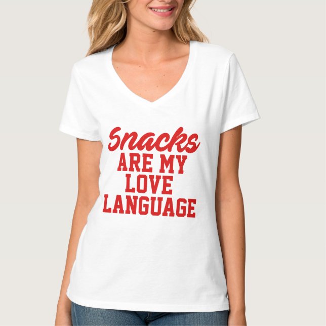 Camiseta Lanches São Minha Linguagem do Amor (Frente)