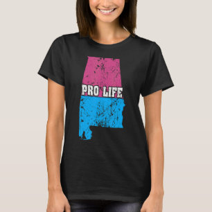 Camiseta Land Map Norte-Americano Sinalizador de Aborto do