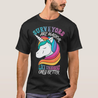 Camiseta Land Surveyor como Unicórnios