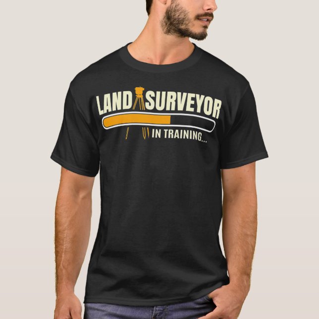 Camiseta Land Surveyor em oferta de treinamento  (Frente)