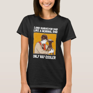 Camiseta Land Surveyor Topographer E Carto