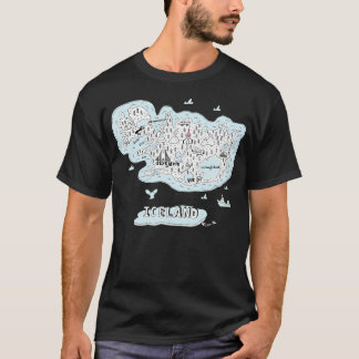 Camiseta Landmarks Of Iceland