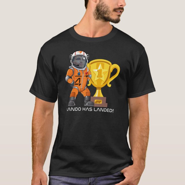 Camiseta Lando Norris World Champion 2025 Winner (Frente)