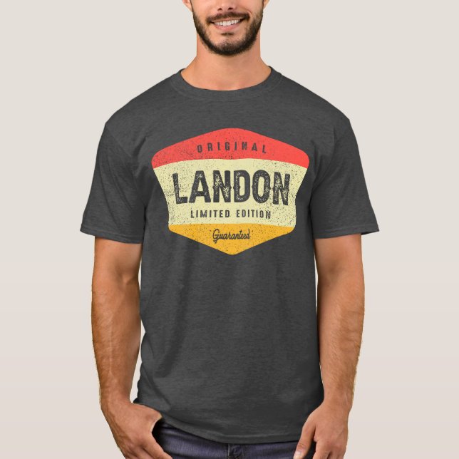 Camiseta Landon Personalised Name - Landon (Frente)
