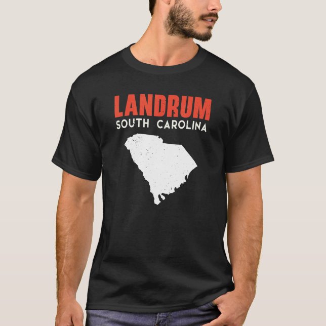Camiseta Landrum South Carolina USA State America Travel (Frente)