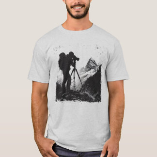 Camiseta Landscape Photography Photographer Camera Tripod