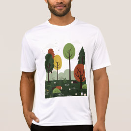 Camiseta  landscape with Trees