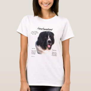Camiseta Landseer, História da Terra Nova; Eu adoro Novos