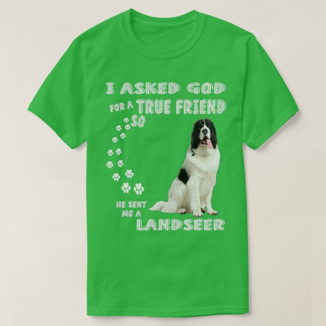 Camiseta Landseer Newfoundland Saying Mom Dad Print, Newfie (Frente do Design)