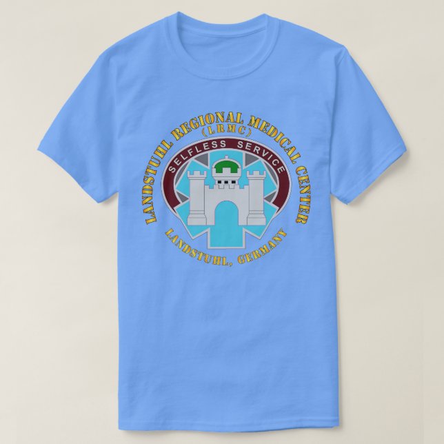 Camiseta Landstuhl Regional Medical Center Landstuhl Alemão (Frente do Design)