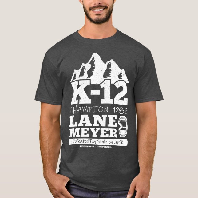 CAMISETA LANE MEYER K12 CHAMPION T SKI SPORT GIFT (Frente)