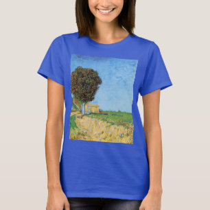 Camiseta Lane Near Arles por Vincent van Gogh