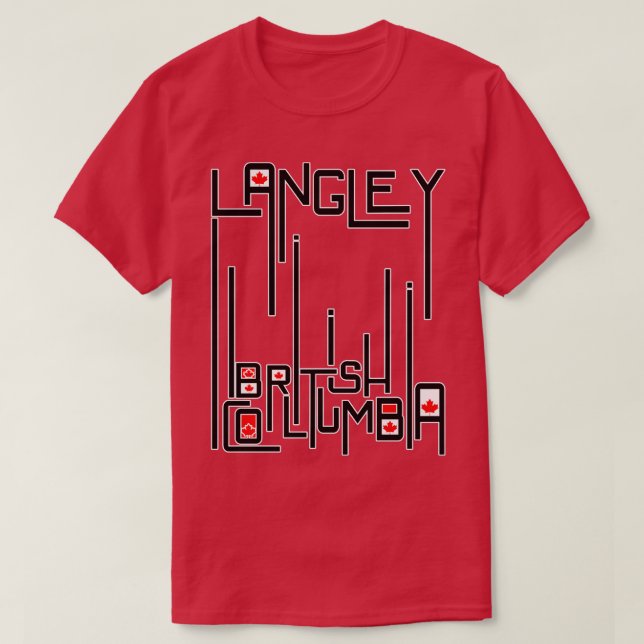 Camiseta Langley British Columbia (Frente do Design)