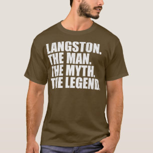 Camiseta Langston Nome Langston Nome próprio Langston