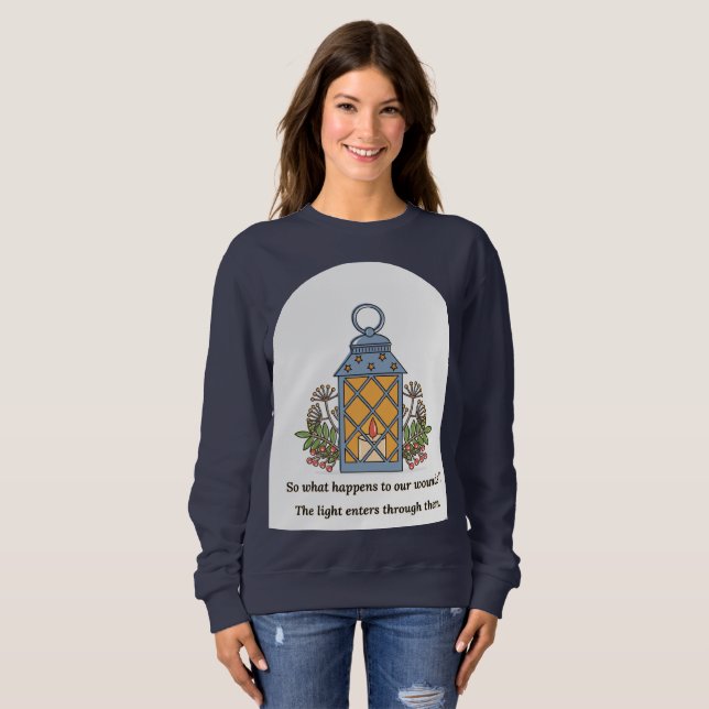 Camiseta Lantern of Healing | Gentle Light & Spiritual Hope (Frente Completa)
