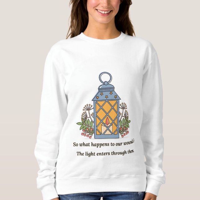 Camiseta Lantern of Healing | Gentle Light & Spiritual Hope (Frente)