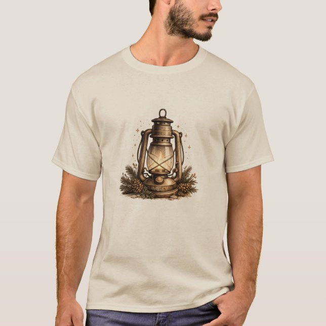 Camiseta Lanterna Aconchegante de Férias (Frente)