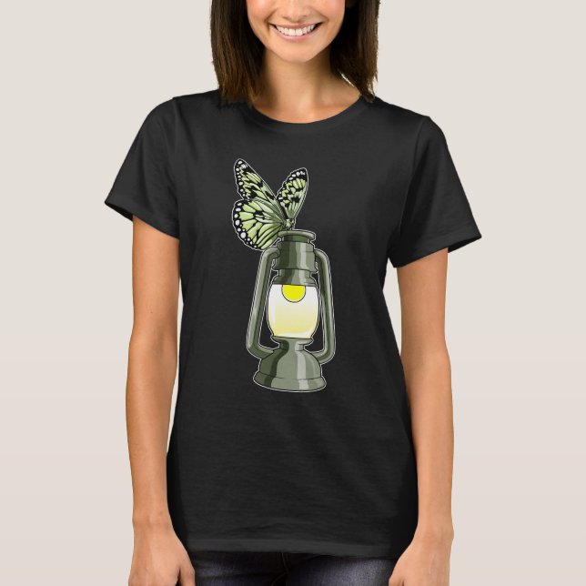 Camiseta Lanterna de Borboleta (Frente)