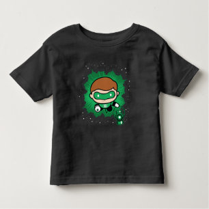 Camiseta Lanterna Verde Chibi Voando Pelo Espaço