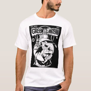 Camiseta Lanterna verde com cabo na luta, preto e branco