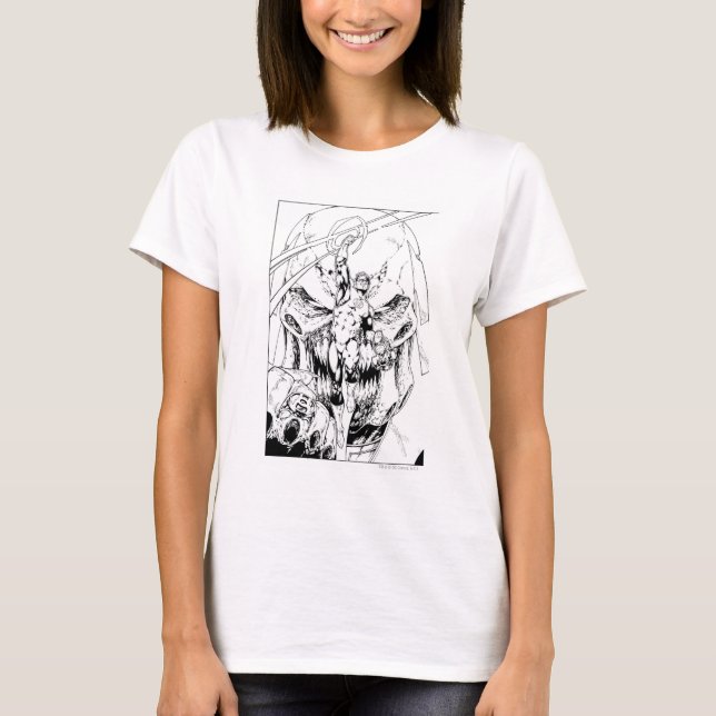 Camiseta Lanterna Verde com corrente de luz (Frente)