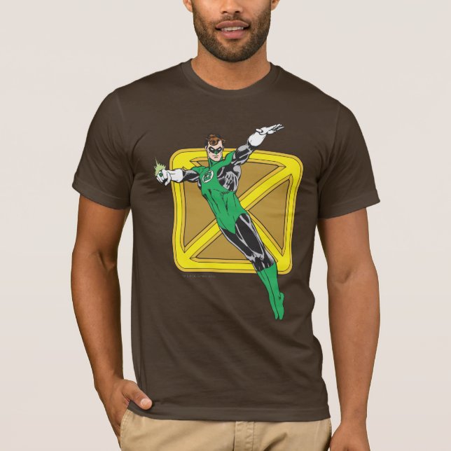 Camiseta Lanterna Verde com Fundo (Frente)