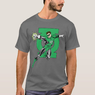 Camiseta Lanterna Verde com Fundo do Logotipo