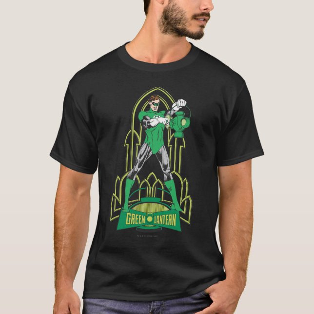 Camiseta Lanterna Verde com Letras (Frente)