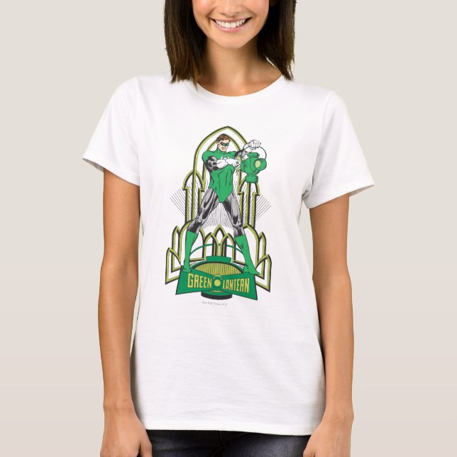 Camiseta Lanterna Verde com Letras (Frente)