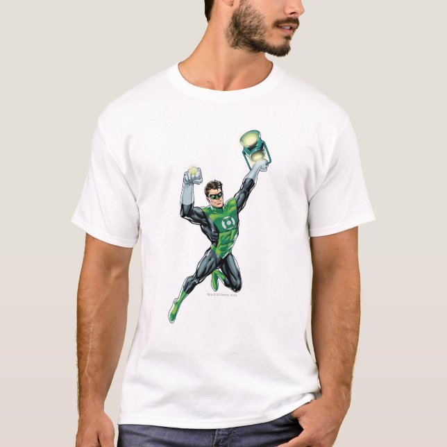Camiseta Lanterna Verde - Cômica, com lanterna (Frente)