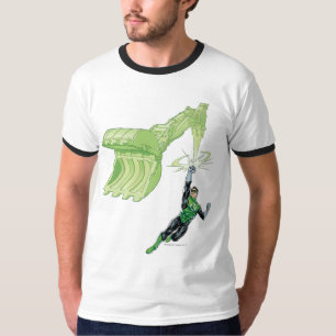Camiseta Lanterna verde - cómica, com máquina