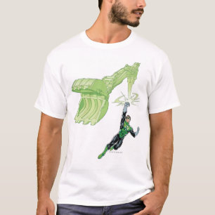Camiseta Lanterna verde - cómica, com máquina