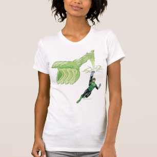 Camiseta Lanterna verde - cómica, com máquina