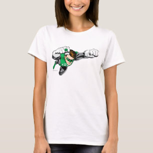 Camiseta Lanterna verde - cómica, voando certo