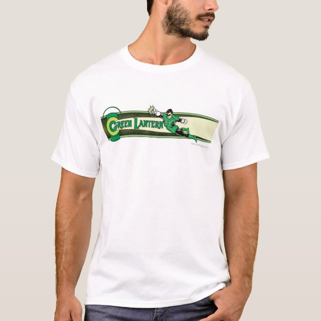 Camiseta Lanterna Verde e Logotipo (Frente)