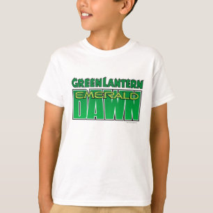 Camiseta Lanterna verde - logotipo esmeralda do alvorecer