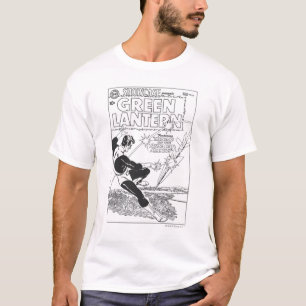 Camiseta Lanterna verde - míssil do fugitivo, preto e