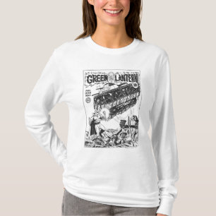 Camiseta Lanterna verde nas trincheiras, preto e branco