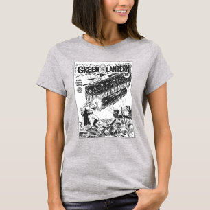 Camiseta Lanterna verde nas trincheiras, preto e branco