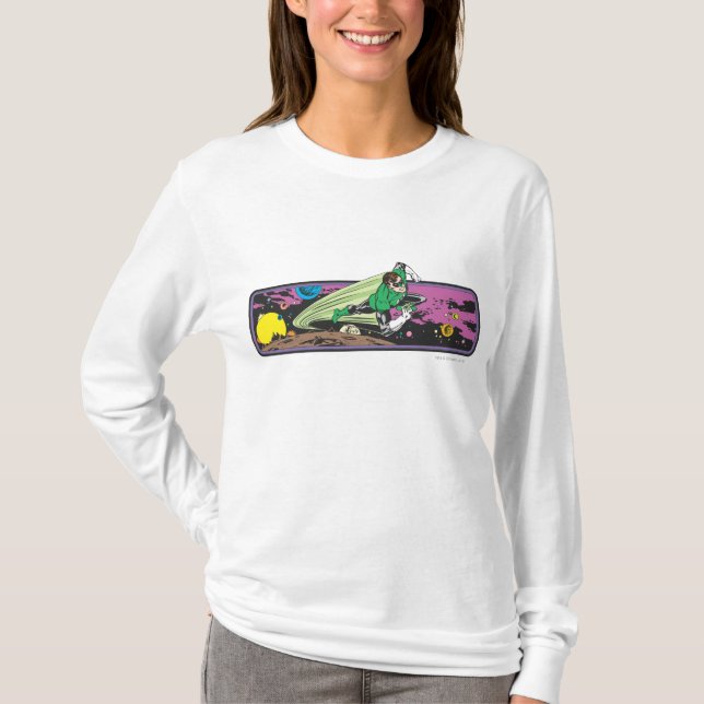 Camiseta Lanterna Verde Raça Pelo Espaço (Frente)