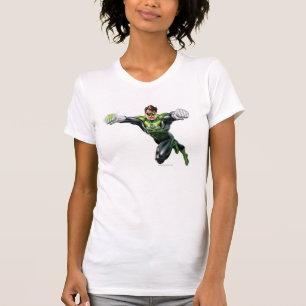 Camiseta Lanterna verde - rendida inteiramente, olhando